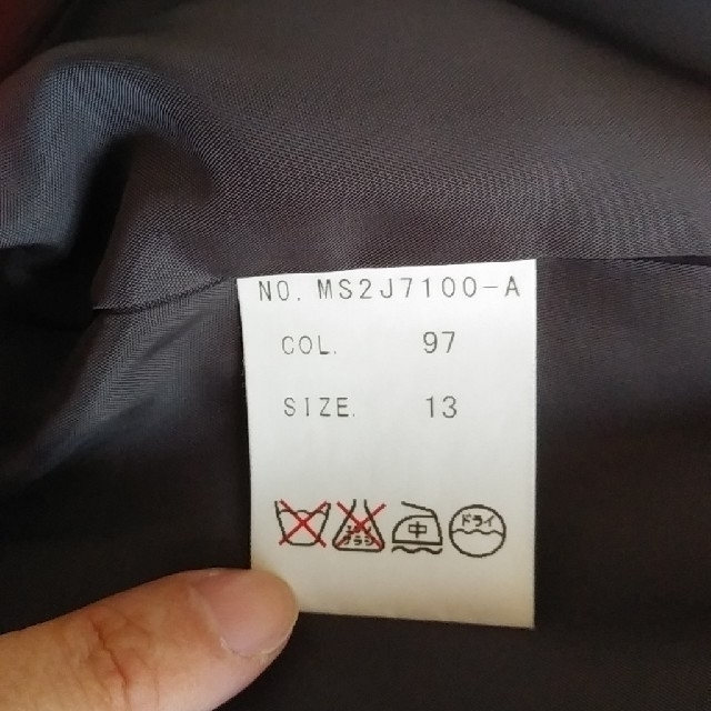 Mr.Junko(ミスタージュンコ)のシンプルな黒のスーツ レディースのフォーマル/ドレス(スーツ)の商品写真