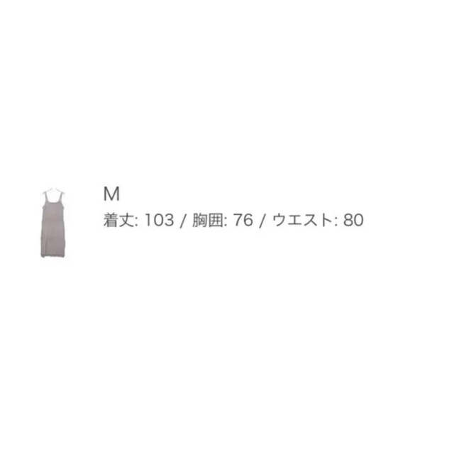 Techichi(テチチ)の【新品★未使用】ワイドリブニットキャミワンピース　ブラウン レディースのワンピース(ひざ丈ワンピース)の商品写真