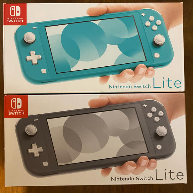 ゲームソフトゲーム機本体Nintendo Switch Lite ターコイズ&グレー 新品2個セット