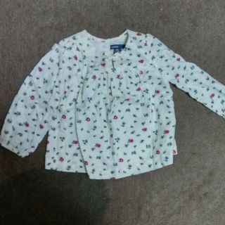 ベビーギャップ(babyGAP)のGAP  花柄　トップス(Tシャツ/カットソー)