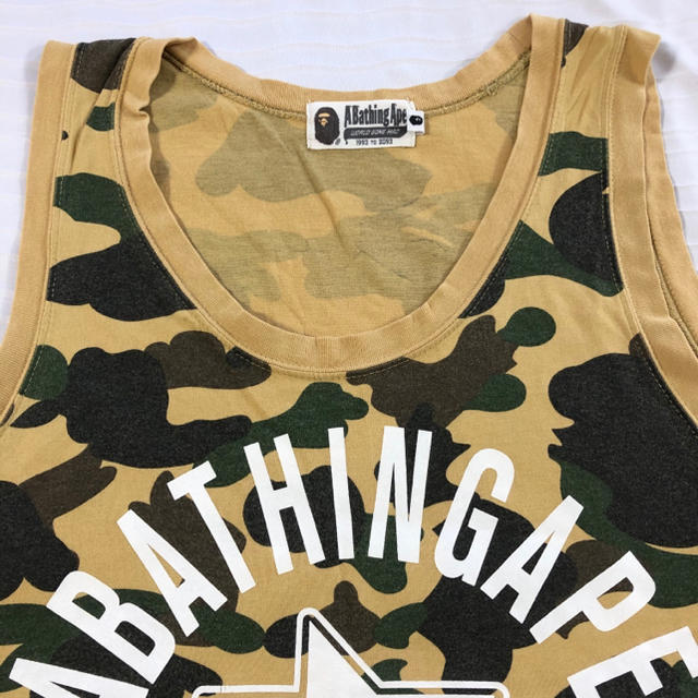 A BATHING APE(アベイシングエイプ)のBAPE タンクトップ L 迷彩 STA アベイシングエイプ メンズのトップス(Tシャツ/カットソー(半袖/袖なし))の商品写真