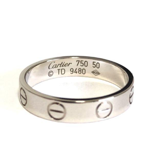 Tiffany & Co.(ティファニー)のカルティエ Cartier ラブリング WG ホワイトゴールド 50号 レディースのアクセサリー(リング(指輪))の商品写真
