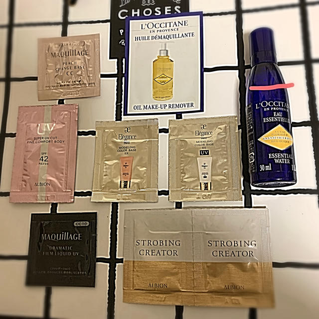 L'OCCITANE(ロクシタン)のロクシタン　マキアージュ　エレガンス　アルビオン　お試し コスメ/美容のキット/セット(サンプル/トライアルキット)の商品写真