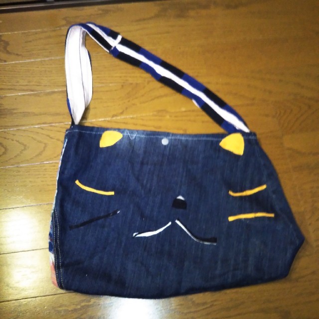 新品 ハンドメイド 手作りトートバッグ ジーンズ ねこの通販 By Ymy S ハンドメイドshop ラクマ