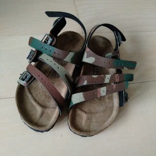 ビルケンシュトック(BIRKENSTOCK)の新品　ビルキー　サンダル　20.5cm　迷彩(サンダル)