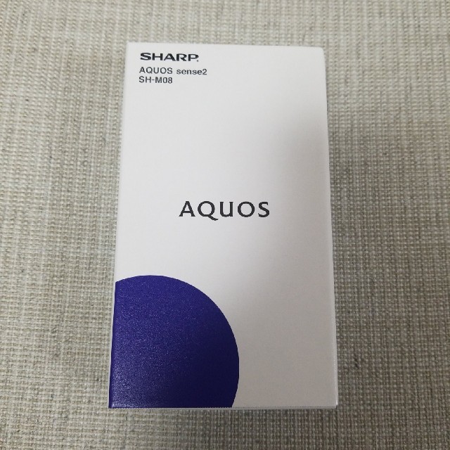 SHARP(シャープ)のSHARP AQUOS sense2 SH-M08 アッシュイエロー  スマホ/家電/カメラのスマートフォン/携帯電話(スマートフォン本体)の商品写真