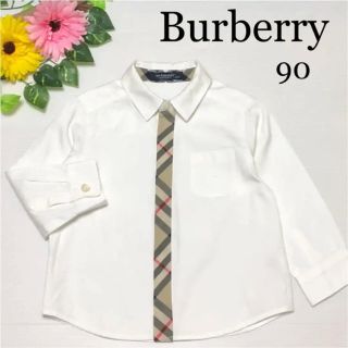 バーバリー(BURBERRY)のバーバリー ブラウス 白 チェック 長袖 春 フォーマル セリーヌ グッチ (ブラウス)