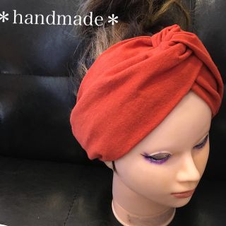 ＊handmade＊即購入OK☆大人用クロスターバン ヘアバンド  ターバン(ヘアバンド)