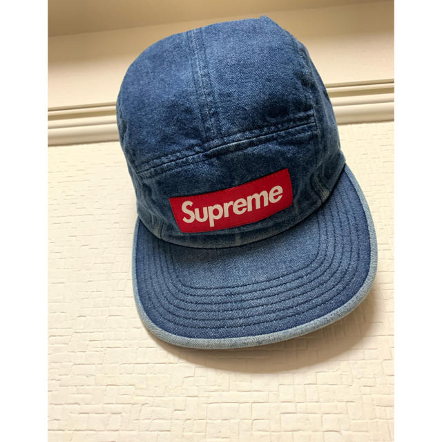 【限定値下げ】キャンプキャップ　デニム　suprem【今週まで】