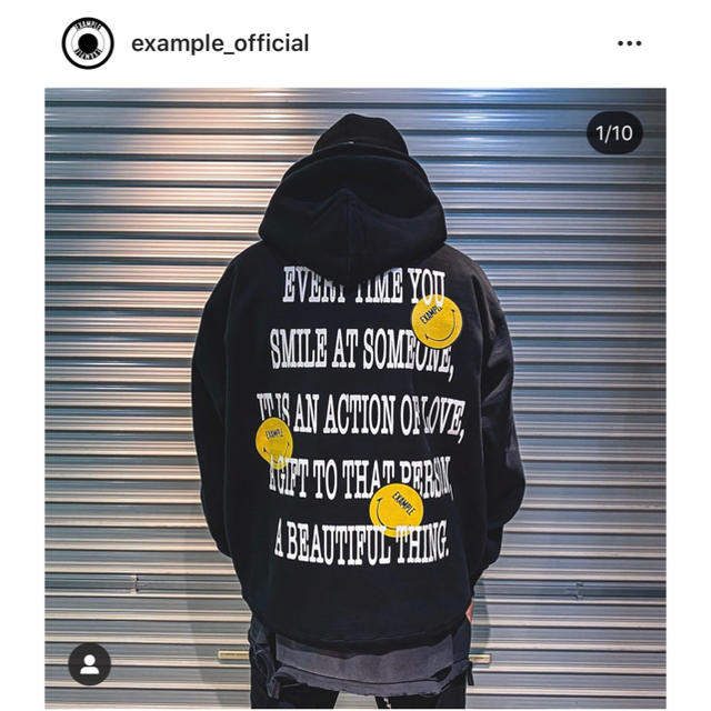 EXAMPLE  EXAMPLY HOODIE  ブラック XLの出品です。 1