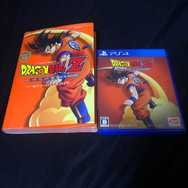 PlayStation4(プレイステーション4)のPS4ドラゴンボールZ KAKAROT 攻略本セット エンタメ/ホビーのゲームソフト/ゲーム機本体(家庭用ゲームソフト)の商品写真