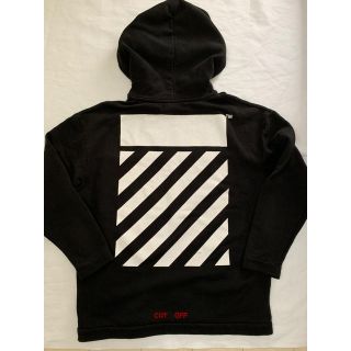 オフホワイト(OFF-WHITE)の100％本物　OFF-WHITE nebraska hoodie パーカー　XS(パーカー)