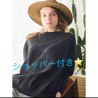 エイミーイストワール(eimy istoire)の❤️【送料込】UNISEX EM monogram エンボスニットプルオーバー (トレーナー/スウェット)