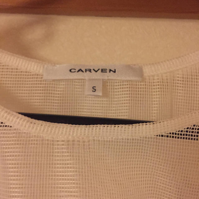 CARVEN(カルヴェン)のCARVEN 刺繍メッシュトップス レディースのトップス(シャツ/ブラウス(長袖/七分))の商品写真