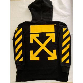 100%本物 OFF-WHITE Hoodie オフホワイト パーカー サイズM