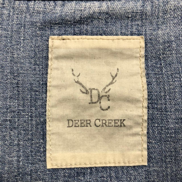 DEER CREEK ダメージ、パッチワークデニムシャツ！