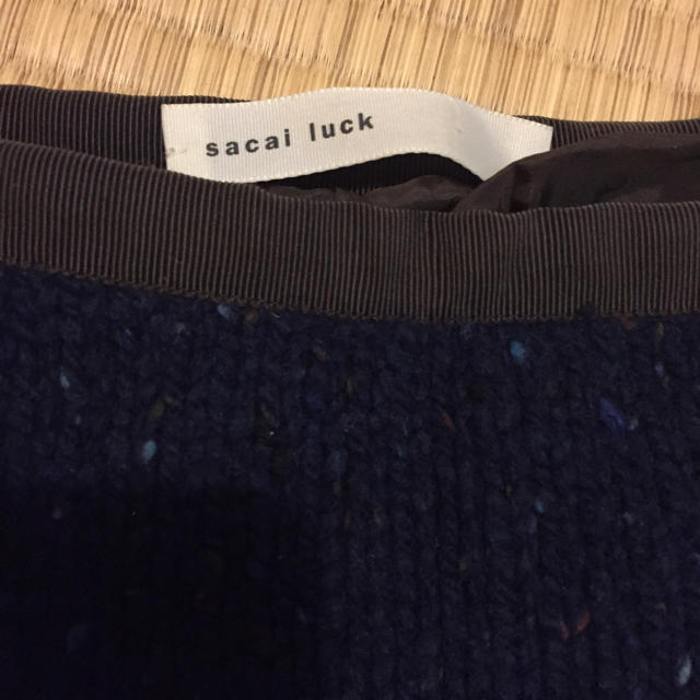 sacai luck(サカイラック)のsacailuck ニットスカート レディースのスカート(ひざ丈スカート)の商品写真