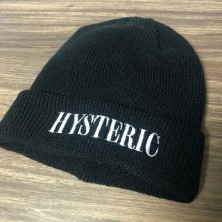 ヒステリックグラマー(HYSTERIC GLAMOUR)のHYSTERIC GLAMOUR ニット帽 FREE ブラック(ニット帽/ビーニー)