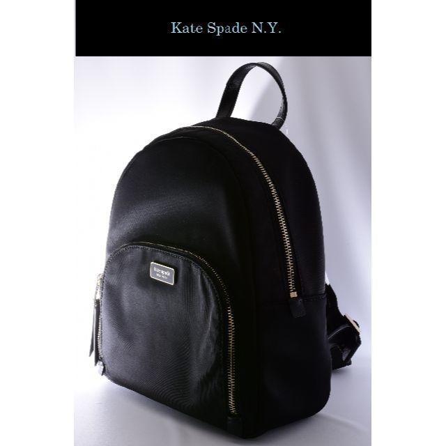 kate spade new york(ケイトスペードニューヨーク)のケイトスペード 新品♡未使用 バックパック 軽量 シンプル  ブラック 定番 黒 レディースのバッグ(リュック/バックパック)の商品写真