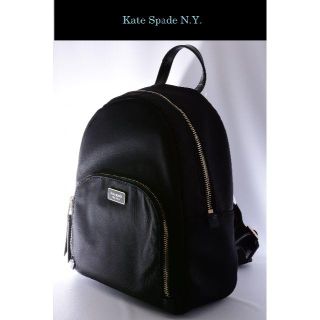 ケイトスペードニューヨーク(kate spade new york)のケイトスペード 新品♡未使用 バックパック 軽量 シンプル  ブラック 定番 黒(リュック/バックパック)