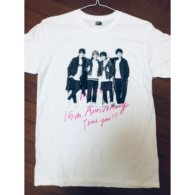 NEWS(ニュース)のNEWS 15周年 Tシャツ エンタメ/ホビーのタレントグッズ(アイドルグッズ)の商品写真