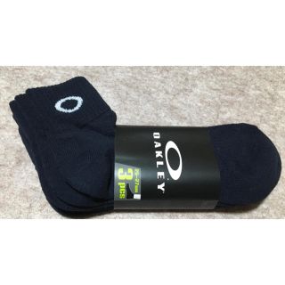 オークリー(Oakley)のオ－クリ－・くるぶし丈ソックス・25〜27cm・3足セット(ソックス)