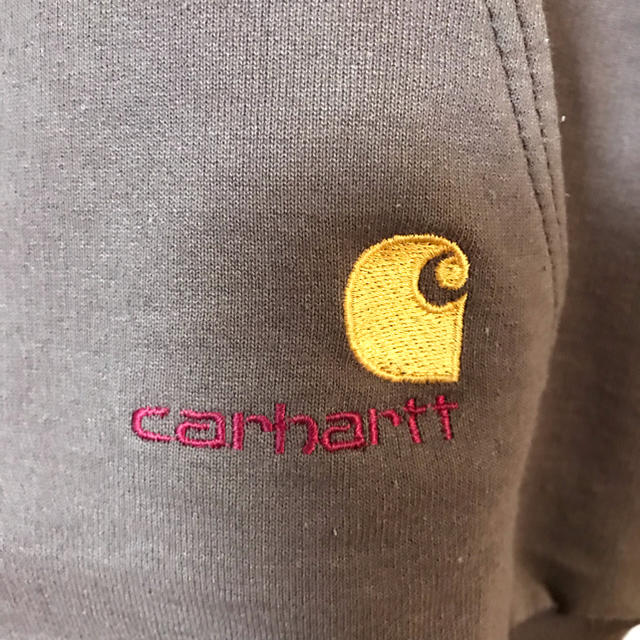 carhartt(カーハート)の定番 carhartt カーハート☆ジップアップパーカー XL 刺繍ロゴ メンズのトップス(パーカー)の商品写真