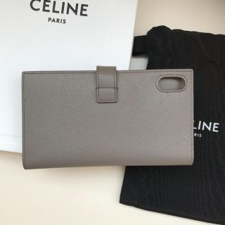 セリーヌ CELINE 手帳 カバー ケース ネイビー ゴールド レディース