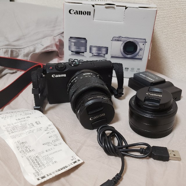 〈即購入歓迎〉Canon EOS M100　単焦点レンズセットスマホ/家電/カメラ