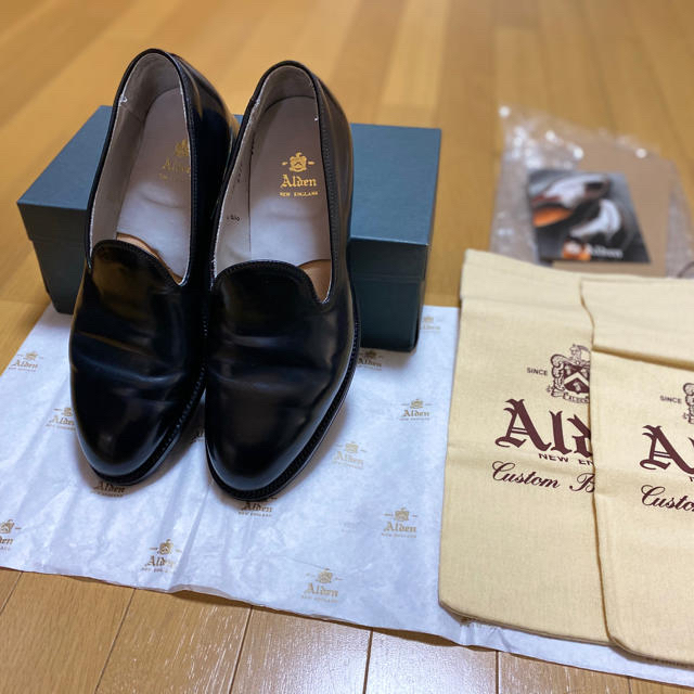 Alden オールデン シェルコードバン 8815 スリッポン ブラック