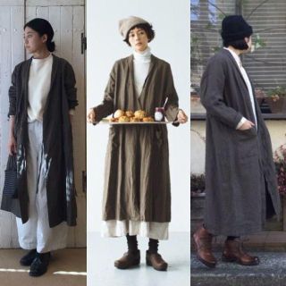 ネストローブ(nest Robe)の【nest Robe】リネンスモーキングコート(スプリングコート)