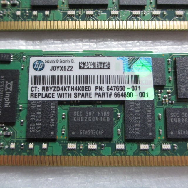 【計32GB】SAMSUNG DDR3 PC3L-10600R (8GBx4枚 2