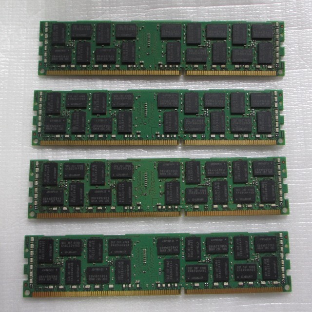 【計32GB】SAMSUNG DDR3 PC3L-10600R (8GBx4枚 3