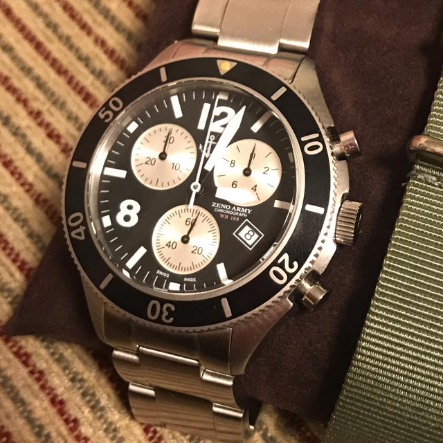 ZENO-WATCH(ゼノウォッチ)のzeno watch ダイバーズクロノグラフ REF-768 メンズの時計(腕時計(アナログ))の商品写真