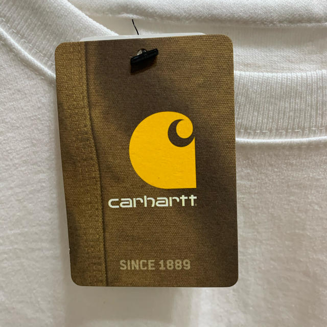 carhartt(カーハート)のCarhartt カーハート Tシャツ 白 M メンズのトップス(Tシャツ/カットソー(半袖/袖なし))の商品写真