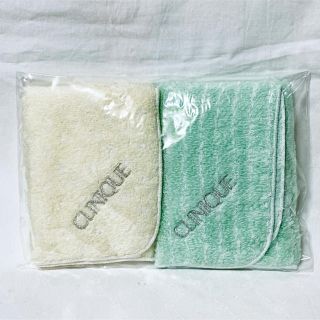 クリニーク(CLINIQUE)のCLINIQNE 今治 ハンドタオル 2枚セット(タオル/バス用品)