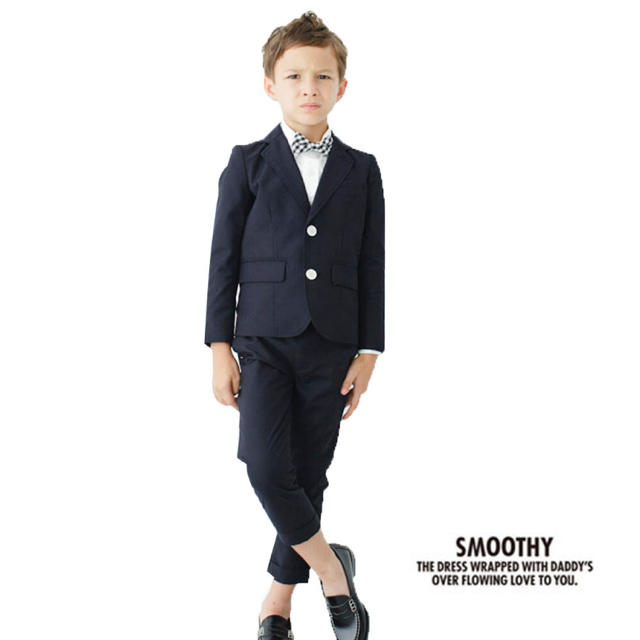 こども ビームス(コドモビームス)の【smoothy】フォーマルスーツ　120 キッズ/ベビー/マタニティのキッズ服男の子用(90cm~)(ドレス/フォーマル)の商品写真