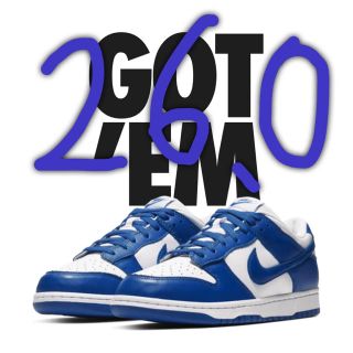 ナイキ(NIKE)のNIKE DUNK LOW "VARSITY ROYAL"(スニーカー)