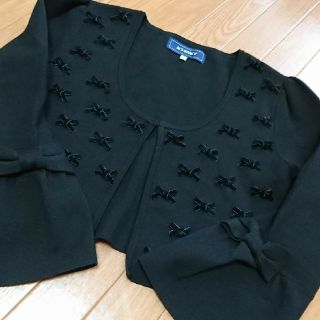 エムズグレイシー(M'S GRACY)のベルベット おりぼん  ボレロ   40(ボレロ)