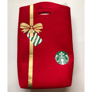 スターバックスコーヒー(Starbucks Coffee)の《新品未使用》スタバ クリスマス ミニトートバッグ(トートバッグ)