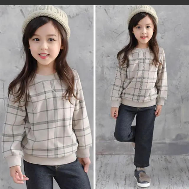 新品　トレーナー キッズ/ベビー/マタニティのキッズ服女の子用(90cm~)(ニット)の商品写真