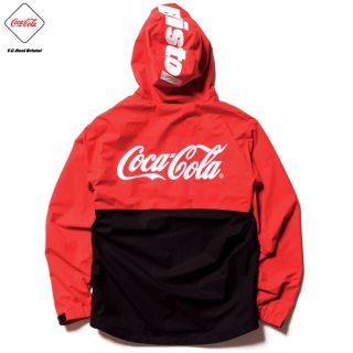 エフシーアールビー(F.C.R.B.)のカズくん様専用 FCRBCOCA-COLA WARM UP JACKET RED(ナイロンジャケット)