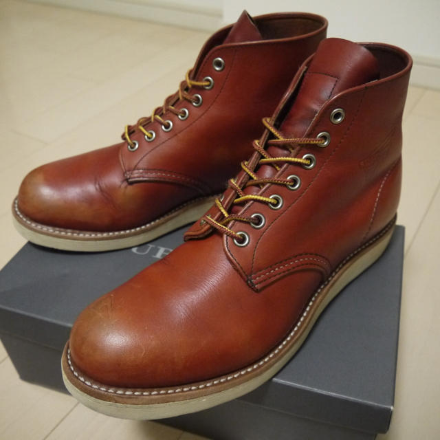 美品★ RED WING(レッドウィング) 型式8166 6インチ ラウンドトゥ