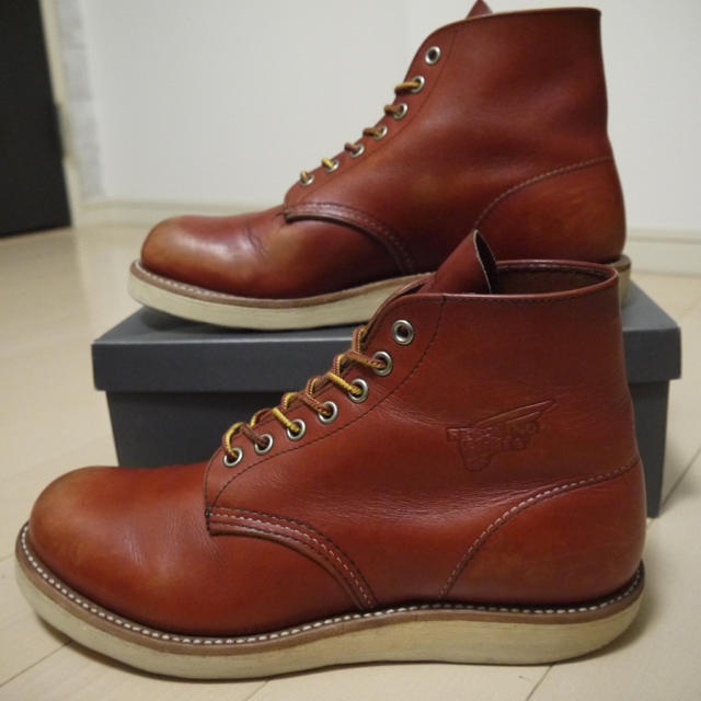 美品★ RED WING(レッドウィング) 型式8166 6インチ ラウンドトゥ