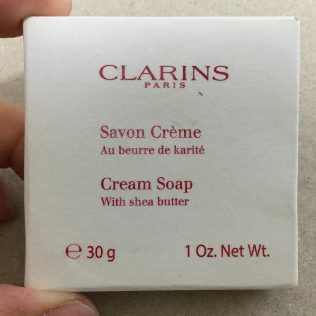 CLARINS(クラランス)のクリームソープ with shea butter コスメ/美容のボディケア(ボディソープ/石鹸)の商品写真