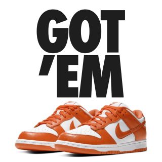 ナイキ(NIKE)のNIKE DUNK LOW ORANGE BLAZE(スニーカー)