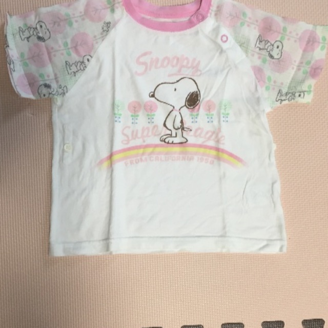 SNOOPY(スヌーピー)のスヌーピー パジャマ 3点set  キッズ/ベビー/マタニティのキッズ服女の子用(90cm~)(パジャマ)の商品写真