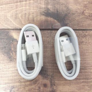 アイフォーン(iPhone)の③ iPhone 純正 同等品質 充電器 ライトニング ケーブル 2本 セット(バッテリー/充電器)