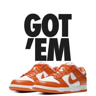 ナイキ(NIKE)の【27.5cm】nike dunk low orange blaze(スニーカー)