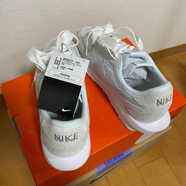 NIKE ×  sacai LDV WAFFLE WHITE 27センチ